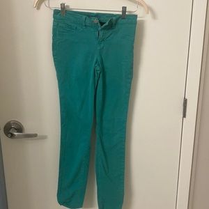 J brand green blue  jeans  25